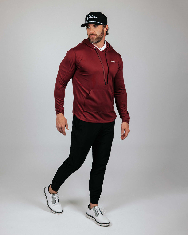 Maroon Golf Hoodie