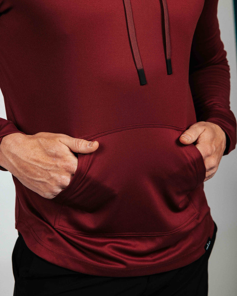 Maroon Golf Hoodie