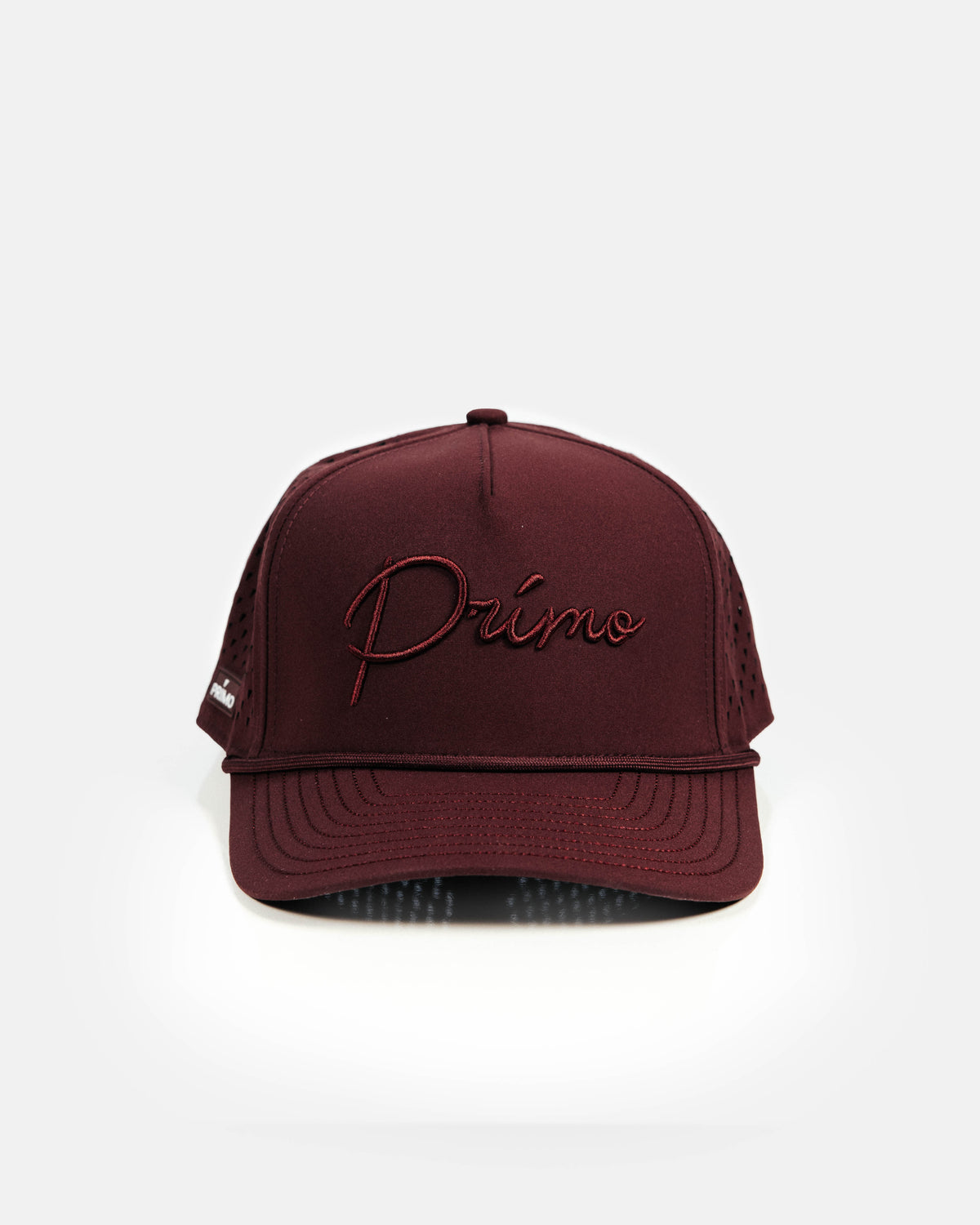 Maroon Monochrome Cursive Hat