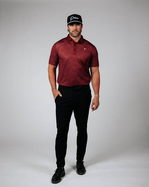 Maroon Ocean Spray Classic Polo