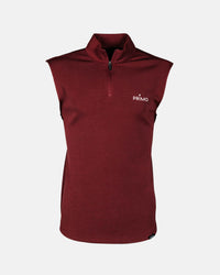 Maroon Quarter Zip Vest