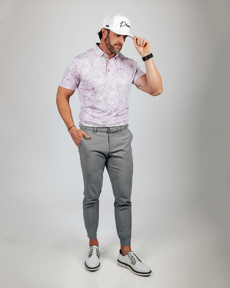 Mauve Marble Classic Polo