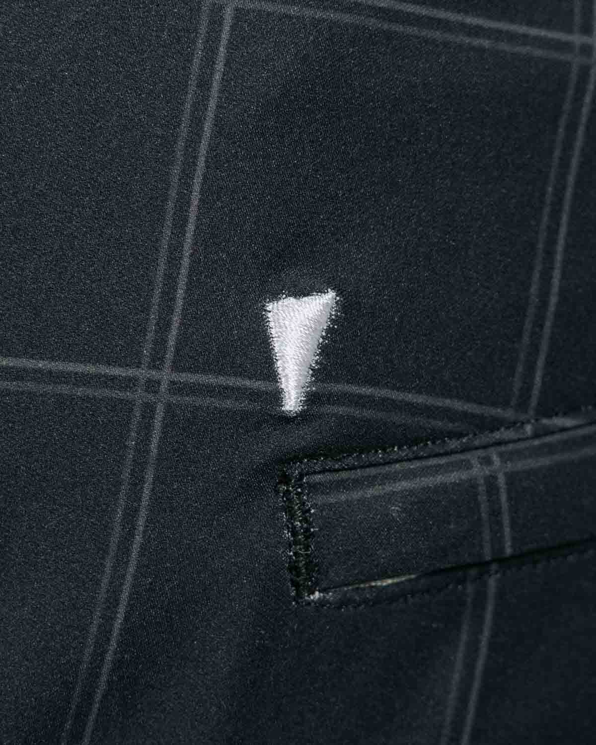 Men's Charcoal Plaid Golf Jogger