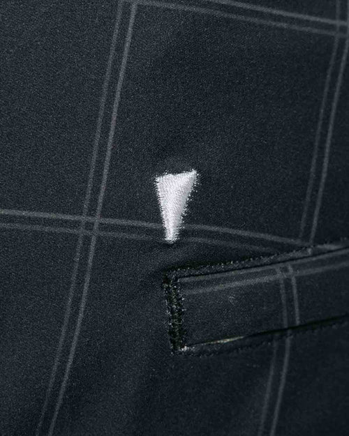 Men's Charcoal Plaid Golf Jogger