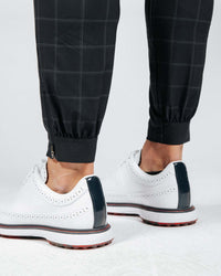 Men's Charcoal Plaid Golf Jogger
