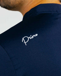 Navy Cursive Classic Polo