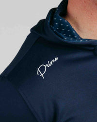 Navy Cursive Golf Hoodie