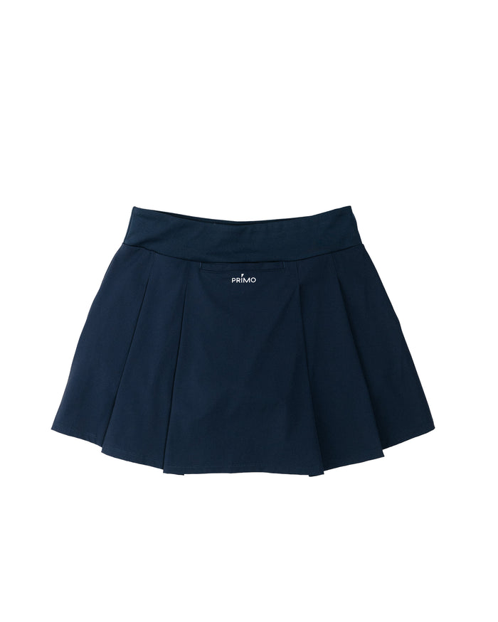 Women's Navy Ruffle Skirt