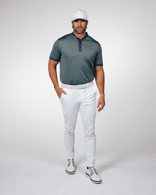 Two Tone Navy/Gray Blade Polo