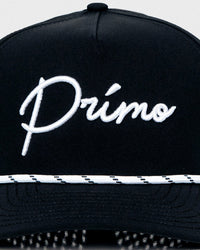 Black Cursive Hat