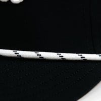 Black Cursive Hat