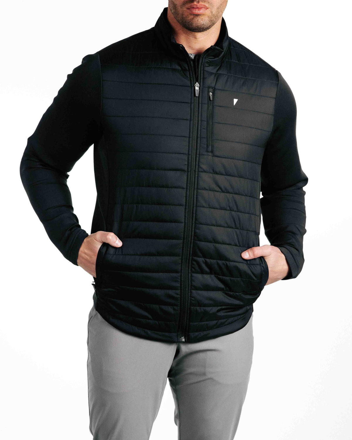 Primo Golf Black Hybrid Jacket 