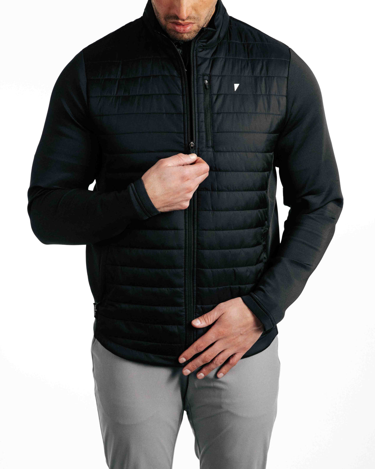 Primo Golf Black Hybrid Jacket 