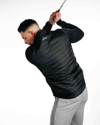 Primo Golf Black Hybrid Jacket Swing