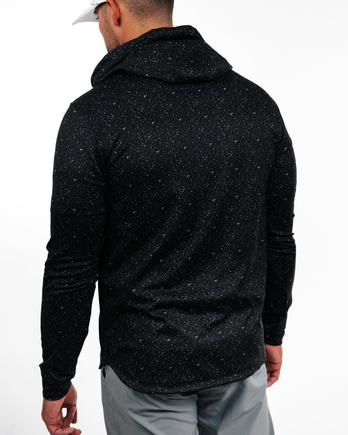 Speckled Black Golf Hoodie