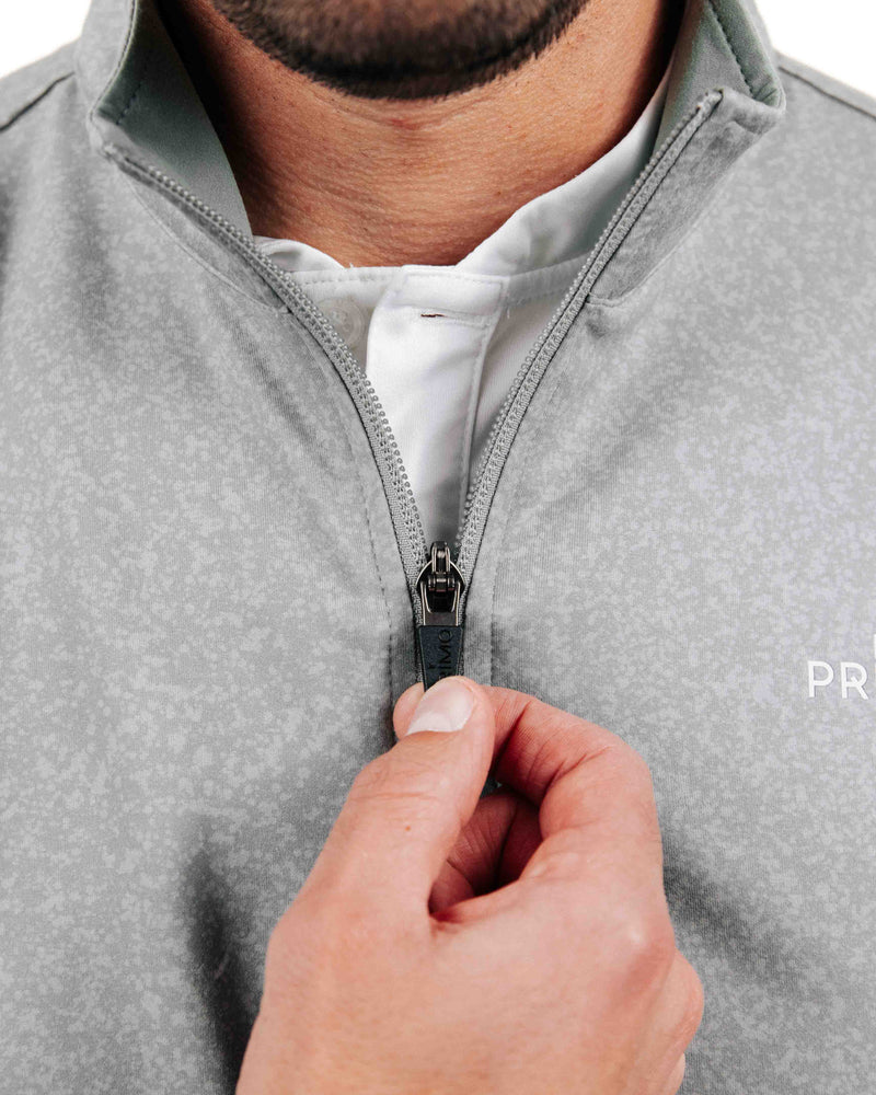 Primo Quarter Zip - Dark Static