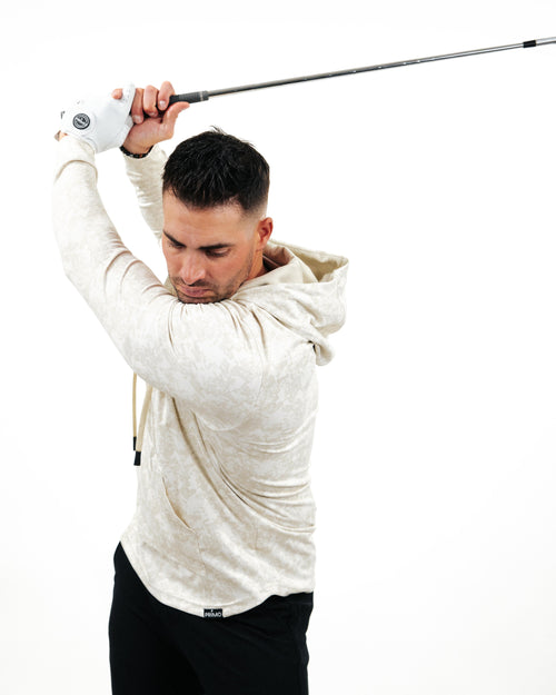 Gold Marble Golf Hoodie