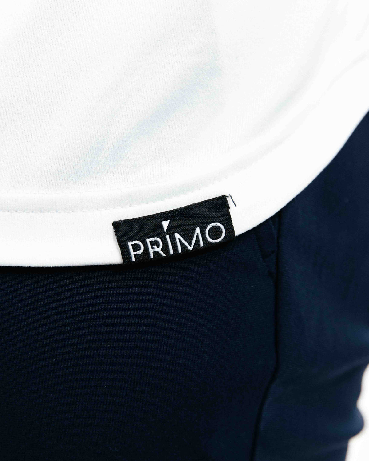 Primo Quarter Zip - White