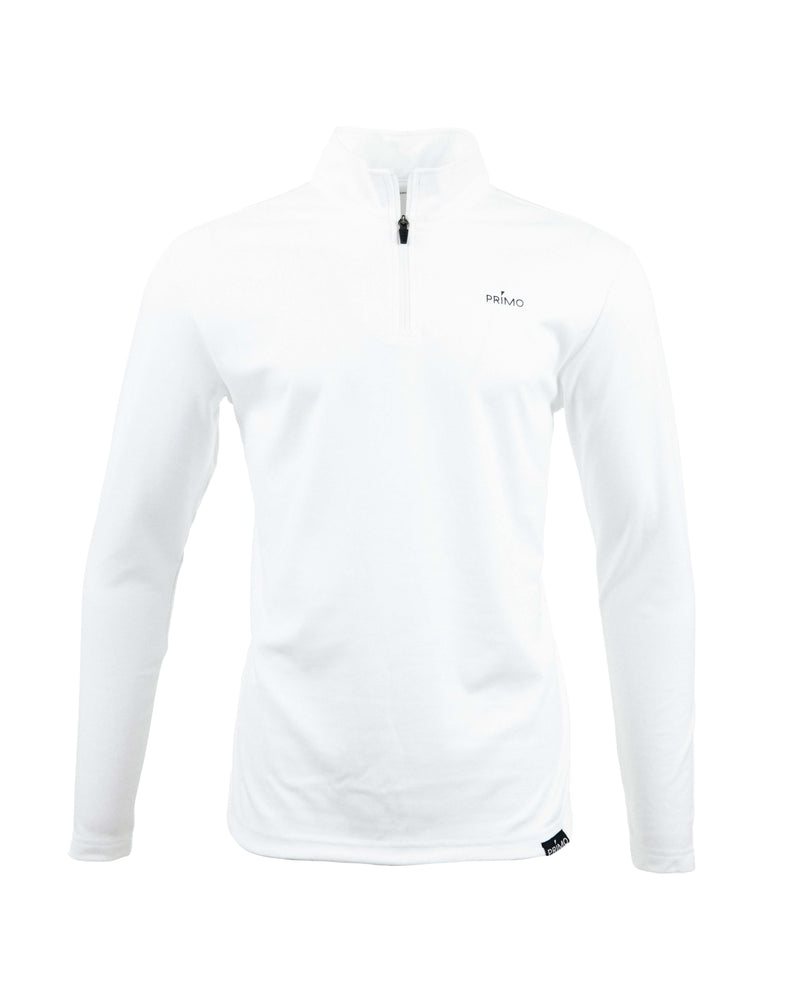 Primo Quarter Zip - White