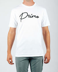 Primo White Cursive Tee