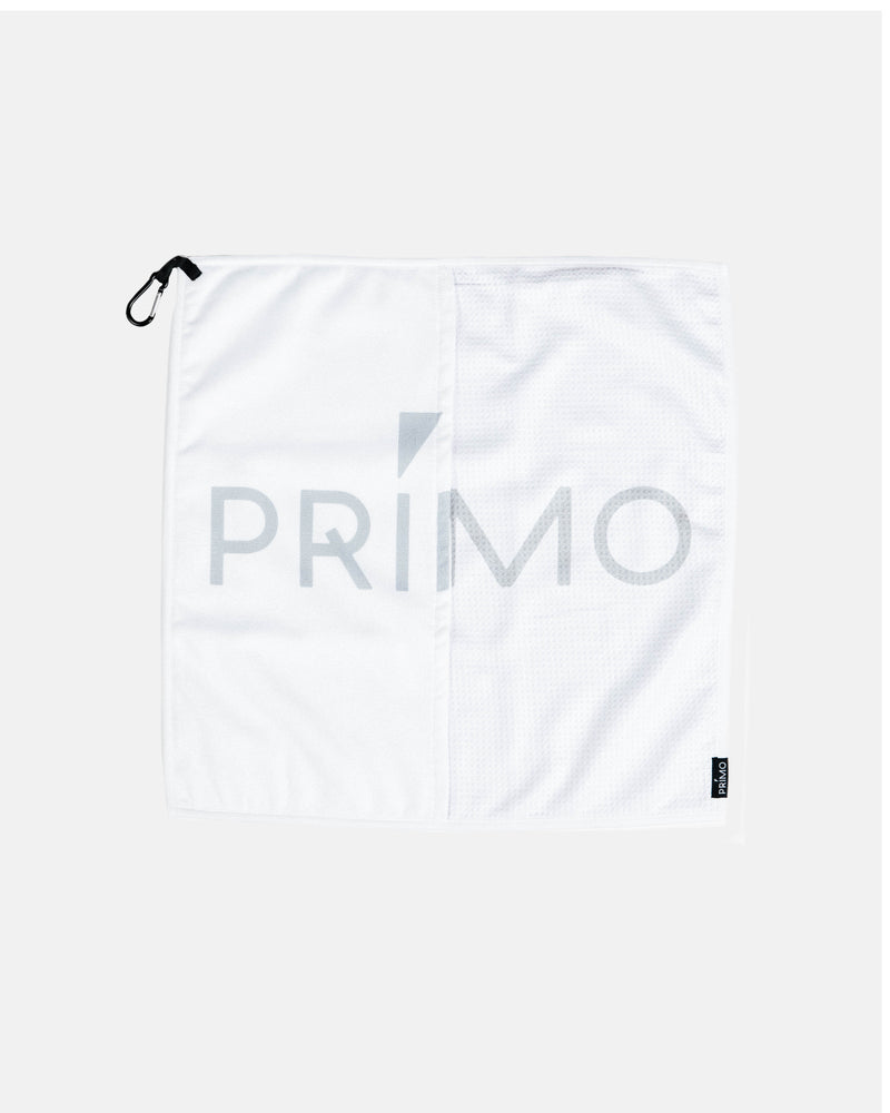 White Primo Wordmark Towel