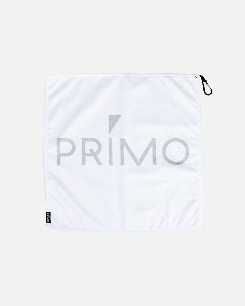 White Primo Wordmark Towel