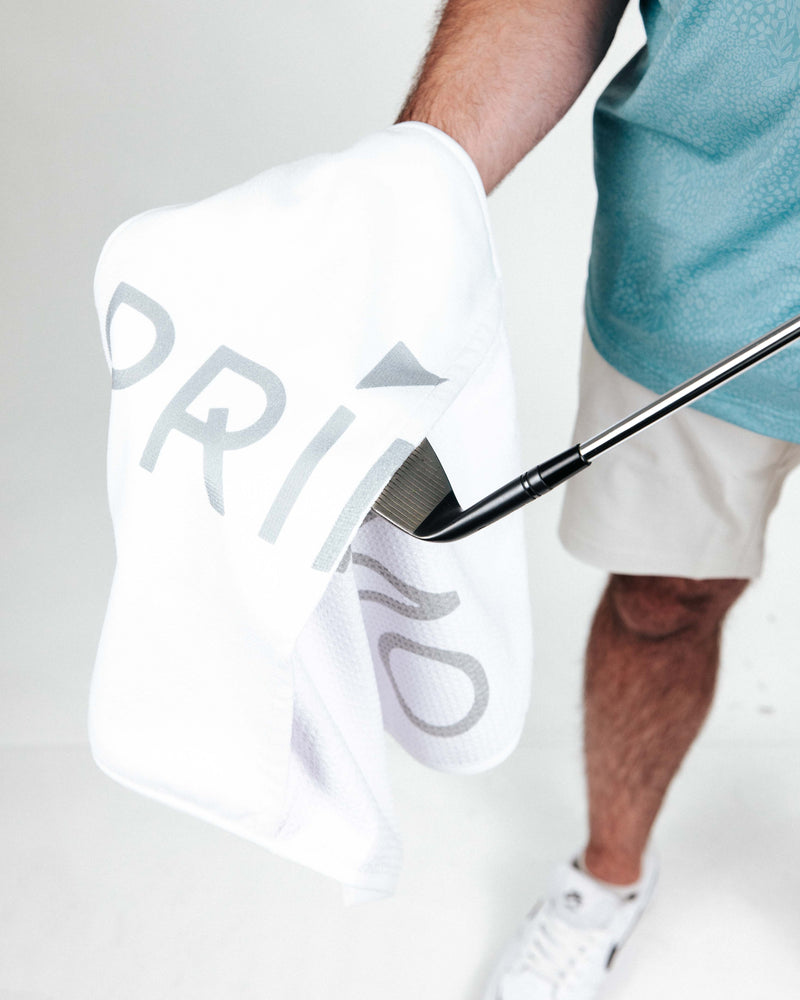 White Primo Wordmark Towel