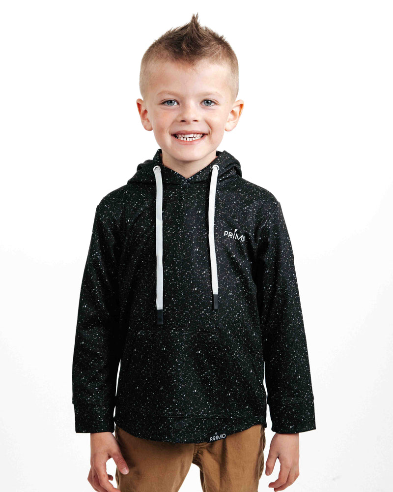 Primo Youth Hoodie - Speckled Black