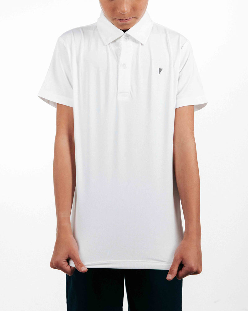 Primo Youth Polo - White