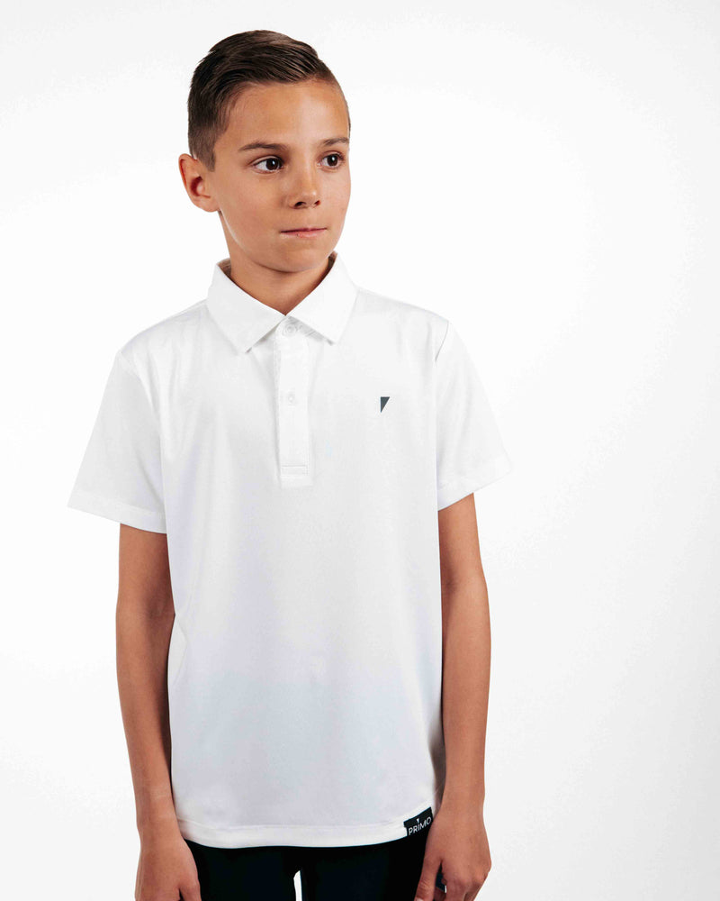 Primo Youth Polo - White