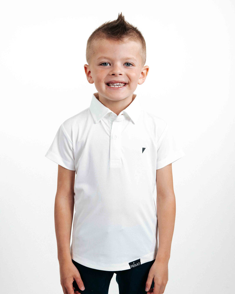 Primo Youth Polo - White