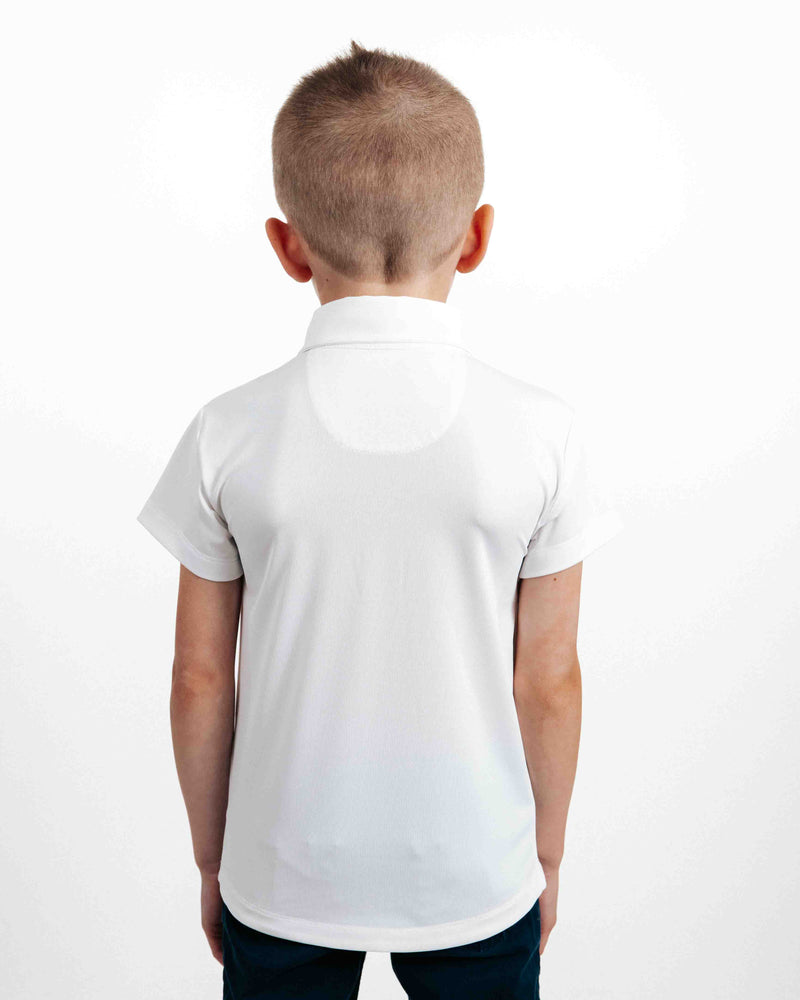 Primo Youth Polo - White