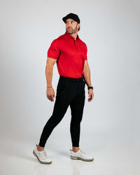 Red Maze Classic Polo