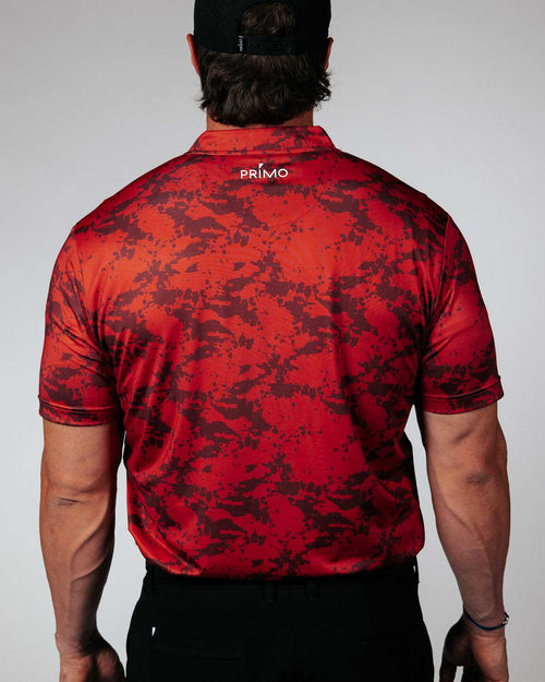 Red Splatter Blade Polo