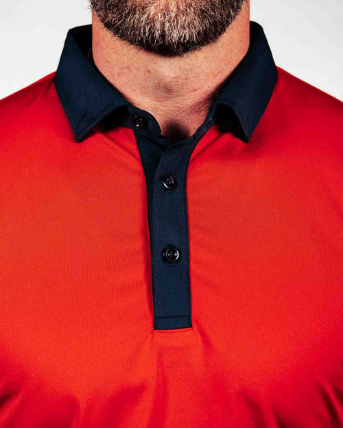 USA Red Classic Polo