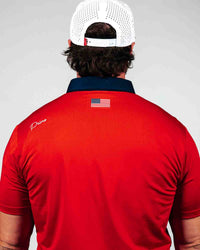 USA Red Classic Polo