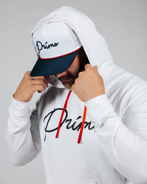 USA White Hoodie
