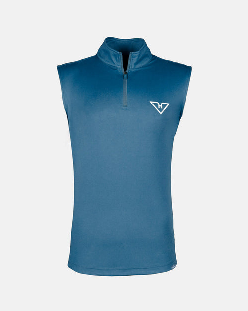 Slate Blue HyFlyers Quarter Zip Vest