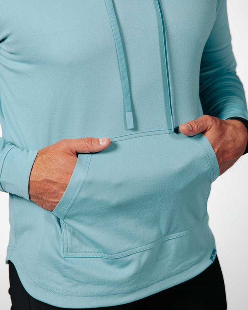 Storm Blue Pebble Golf Hoodie
