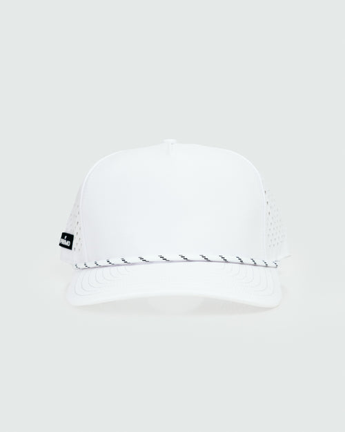 White Blank Hat w/Rope