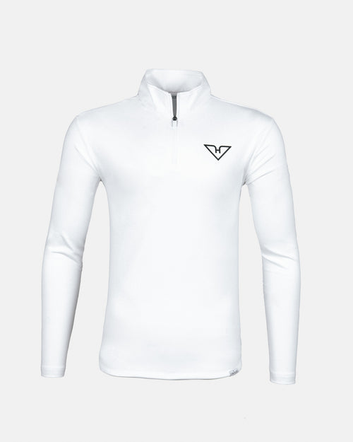 White HyFlyers Quarter Zip