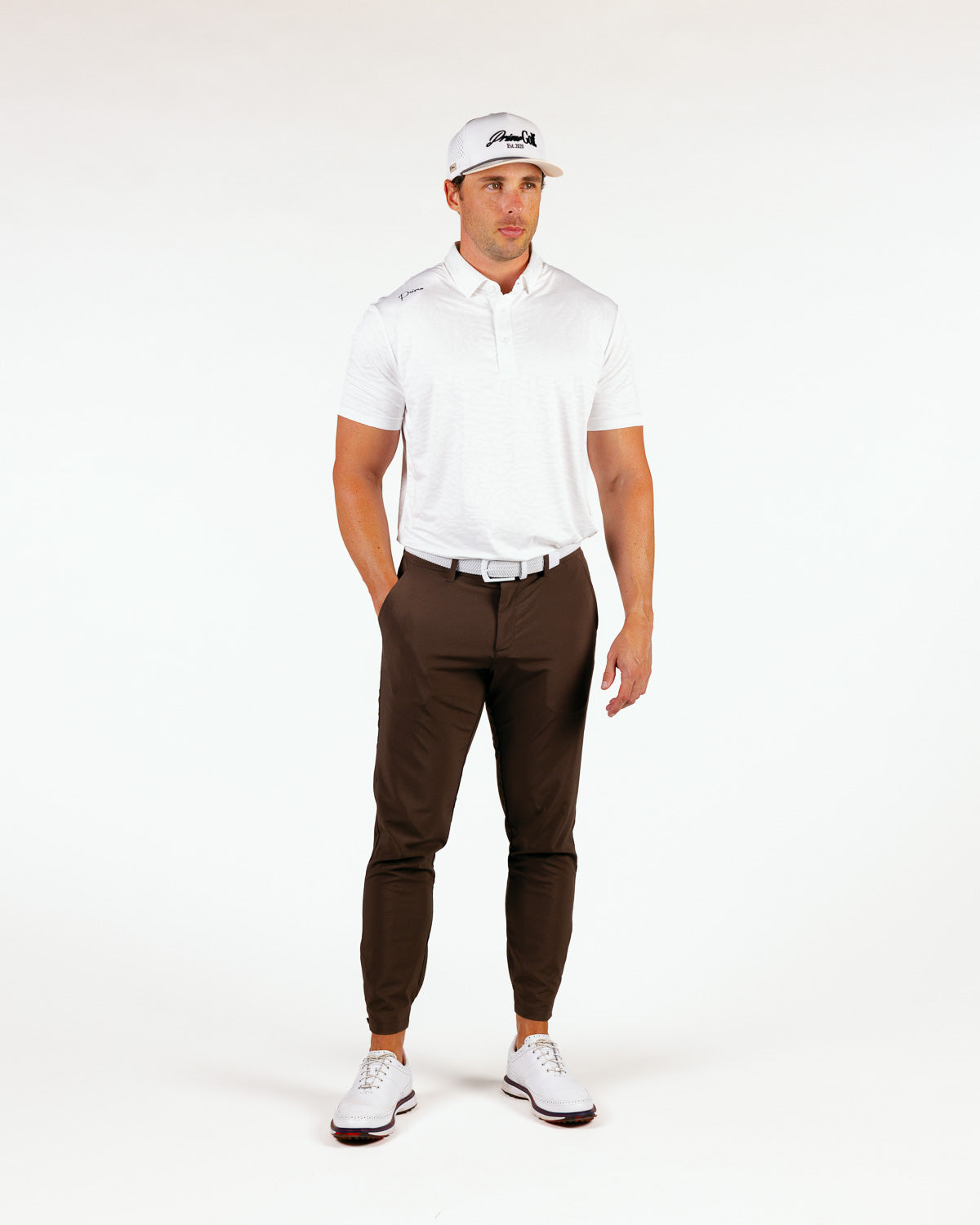 White Luxe Classic Polo