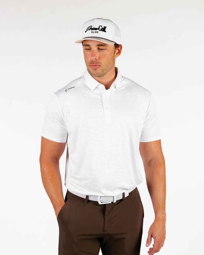 White Luxe Classic Polo