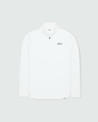 White Classic Quarter Zip