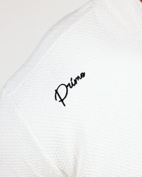 White Waffle Quarter Zip