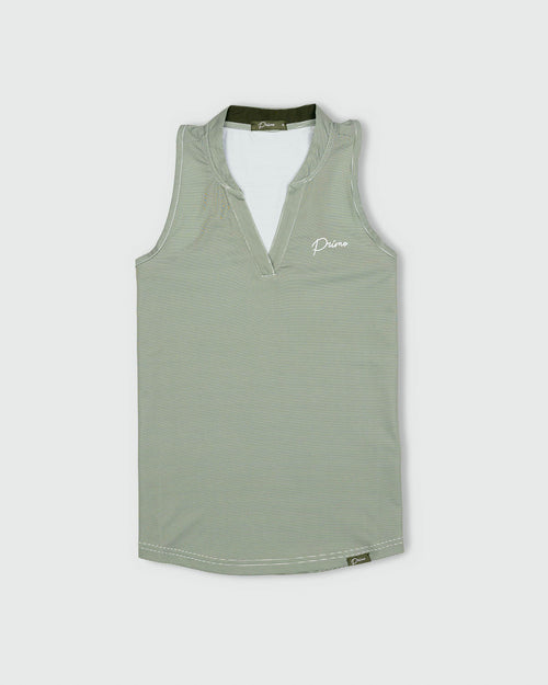 Women's Spruce Sleeveless Blade Collar Polo