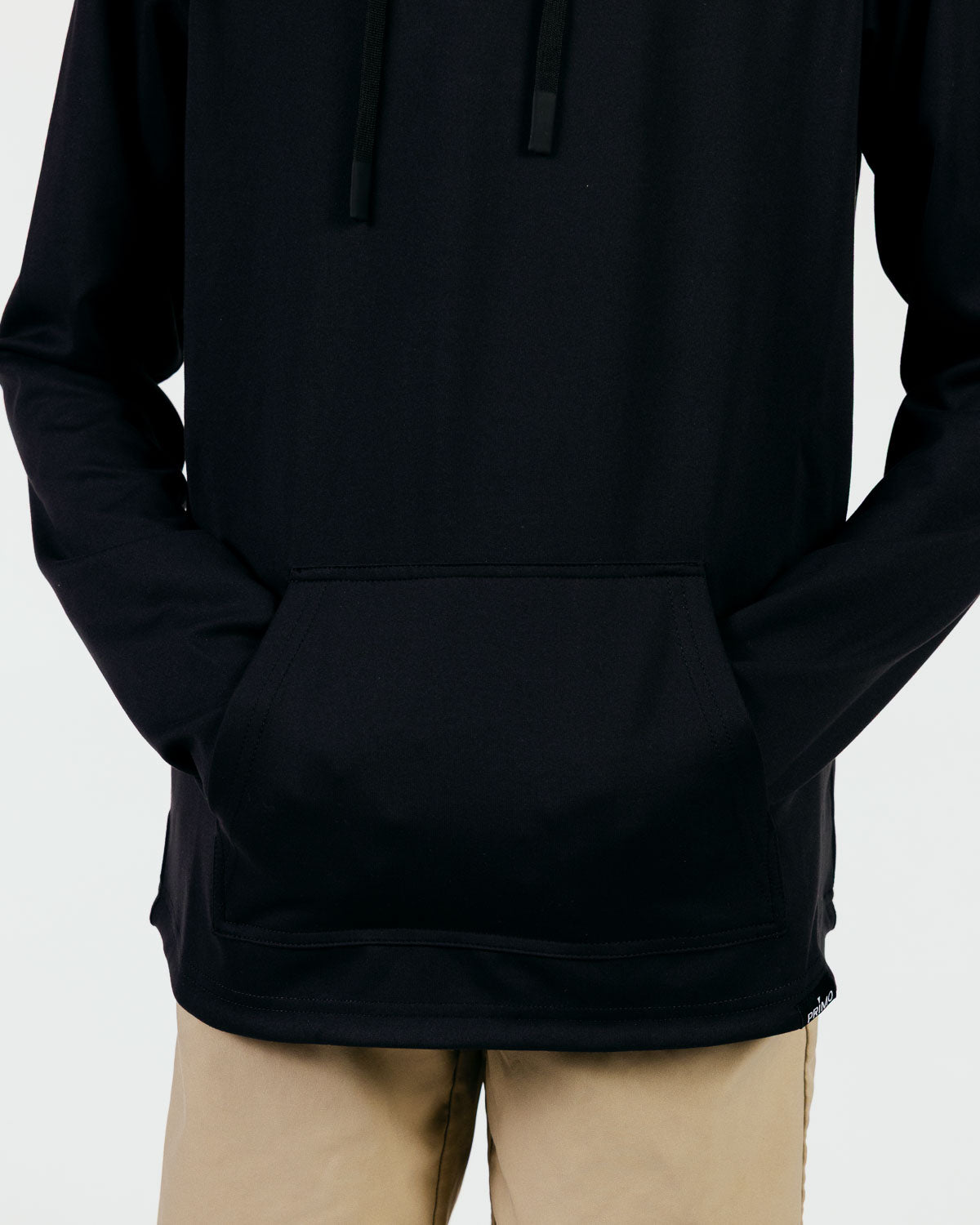 Youth Black Cursive Golf Hoodie