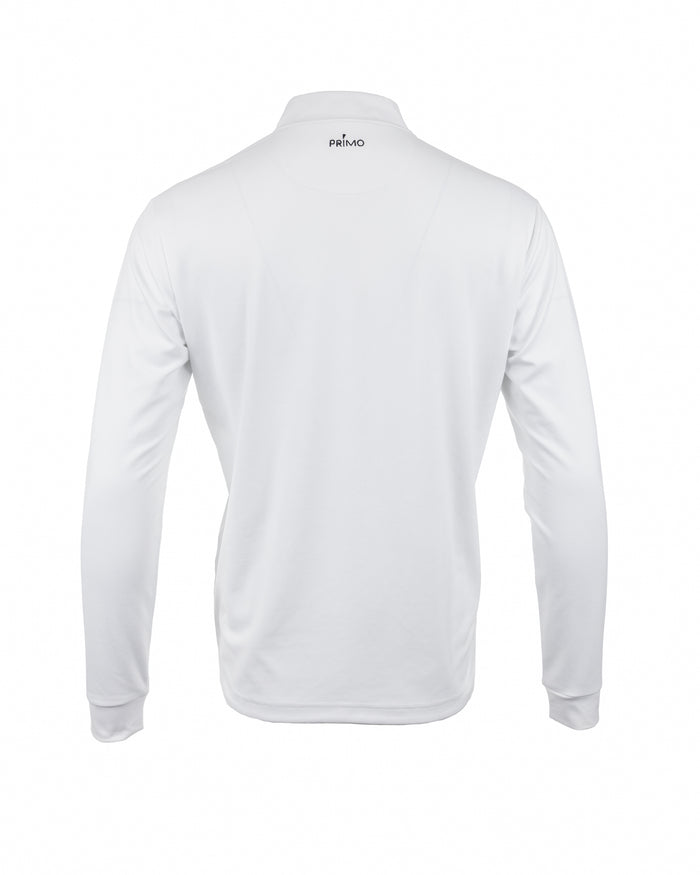 Primo Blade Collar Quarter Zip - White